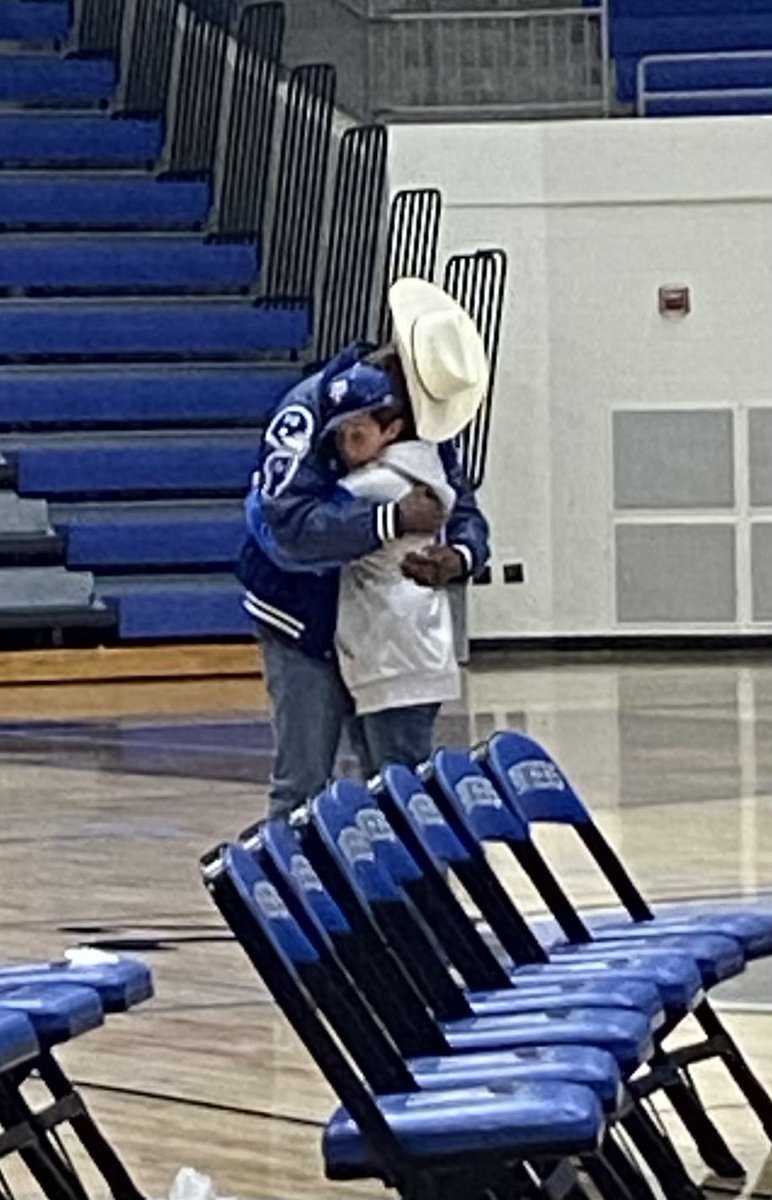 Sometimes in life, when you wonder “why” something happens, the answer is so that “this” can happen. My son’s favorite player is walking through the same struggle he is… dealing with loss. @BensonDeago, thank you for comforting my son! @MidloPanthers #fightlikecoachwhite