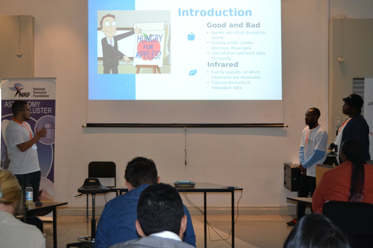 BRICSAstronomy's tweet image. Presentation time!!!!
@Big_IDIA @DARABigData @Astro4Dev 

#hack4dev #datascience #machinelearning #skillsdevelopment