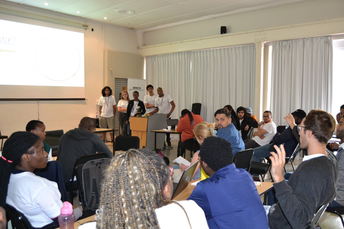 BRICSAstronomy's tweet image. Presentation time!!!!
@Big_IDIA @DARABigData @Astro4Dev 

#hack4dev #datascience #machinelearning #skillsdevelopment