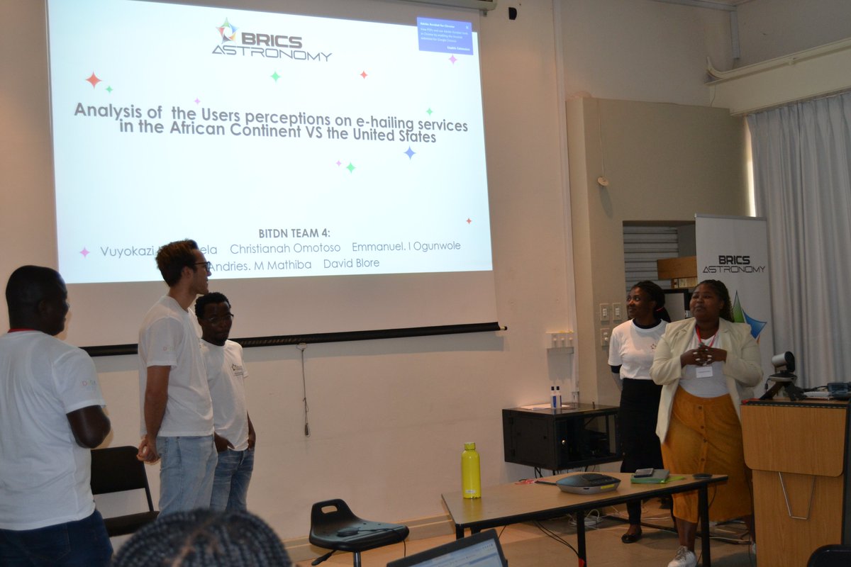 BRICSAstronomy's tweet image. Presentation time!!!!
@Big_IDIA @DARABigData @Astro4Dev 

#hack4dev #datascience #machinelearning #skillsdevelopment