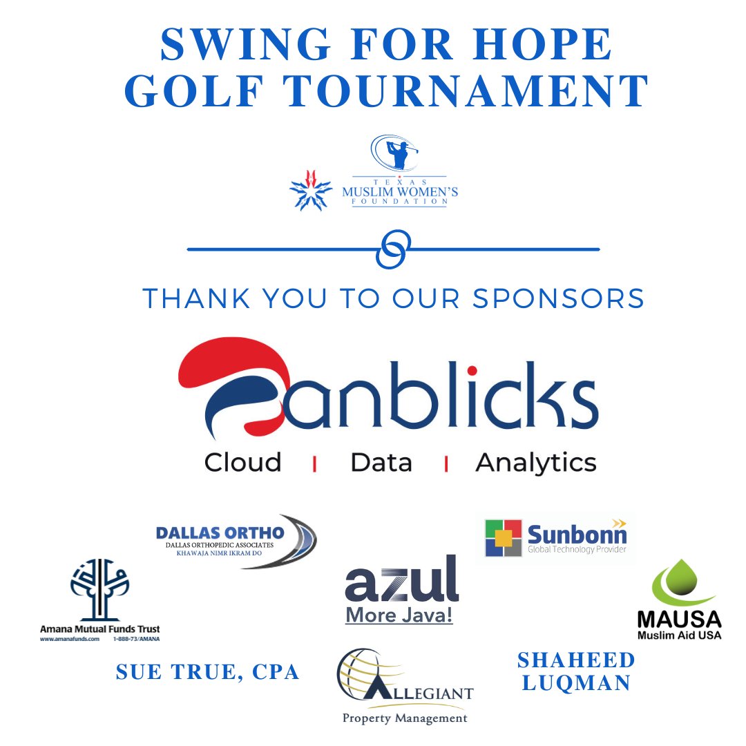 TxMWF's tweet image. TMWF would like to give a BIG Texas Thank You to our Break the Cycle sponsor, Anblicks and our Family Advocate sponsors, participants and volunteers for supporting our cause! #SwingForHope #GolfTournament #Anblicks #BreakTheCycle #StopDomesticViolence