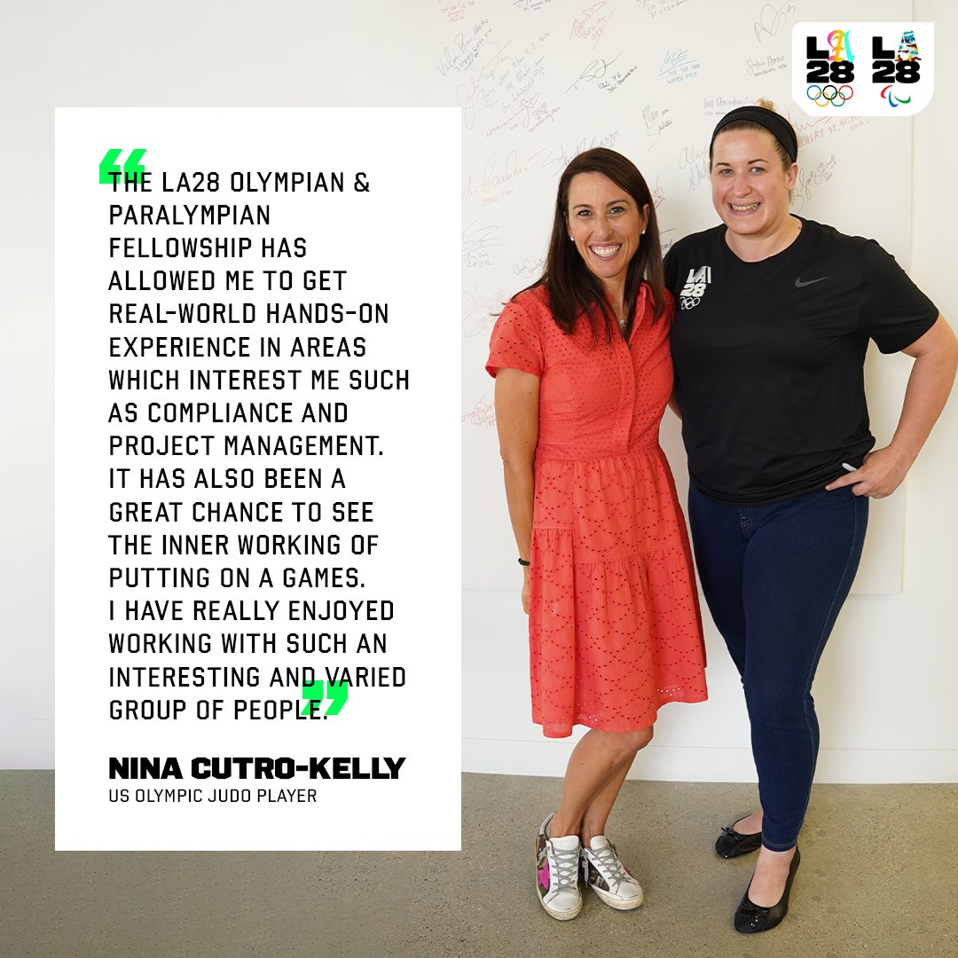 🚨 CALLING ALL RETIRED OLYMPIANS &amp; PARALYMPIANS 🚨

With athletes at the heart of the Games, LA28 is committed to providing meaningful career experiences through our Olympian &amp; Paralympian Fellowship Program.

Be part of the #LA28 legacy!

Apply here ➡️ go.la28.org/ApplyFellowship