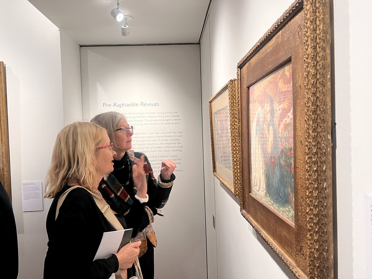 WattsGallery's tweet photo. The preview evening for Dreams and Stories: Modern Pre-Raphaelite Visionaries is in full swing 🖼

Exhibition opens tomorrow: https://t.co/df55Gx7Uil ✨ https://t.co/aoJ9Gctj9N