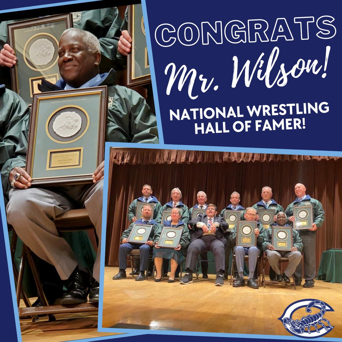 Huge Congrats to Coach Wilson!! One of our biggest supporters on the field👋🏼👋🏼