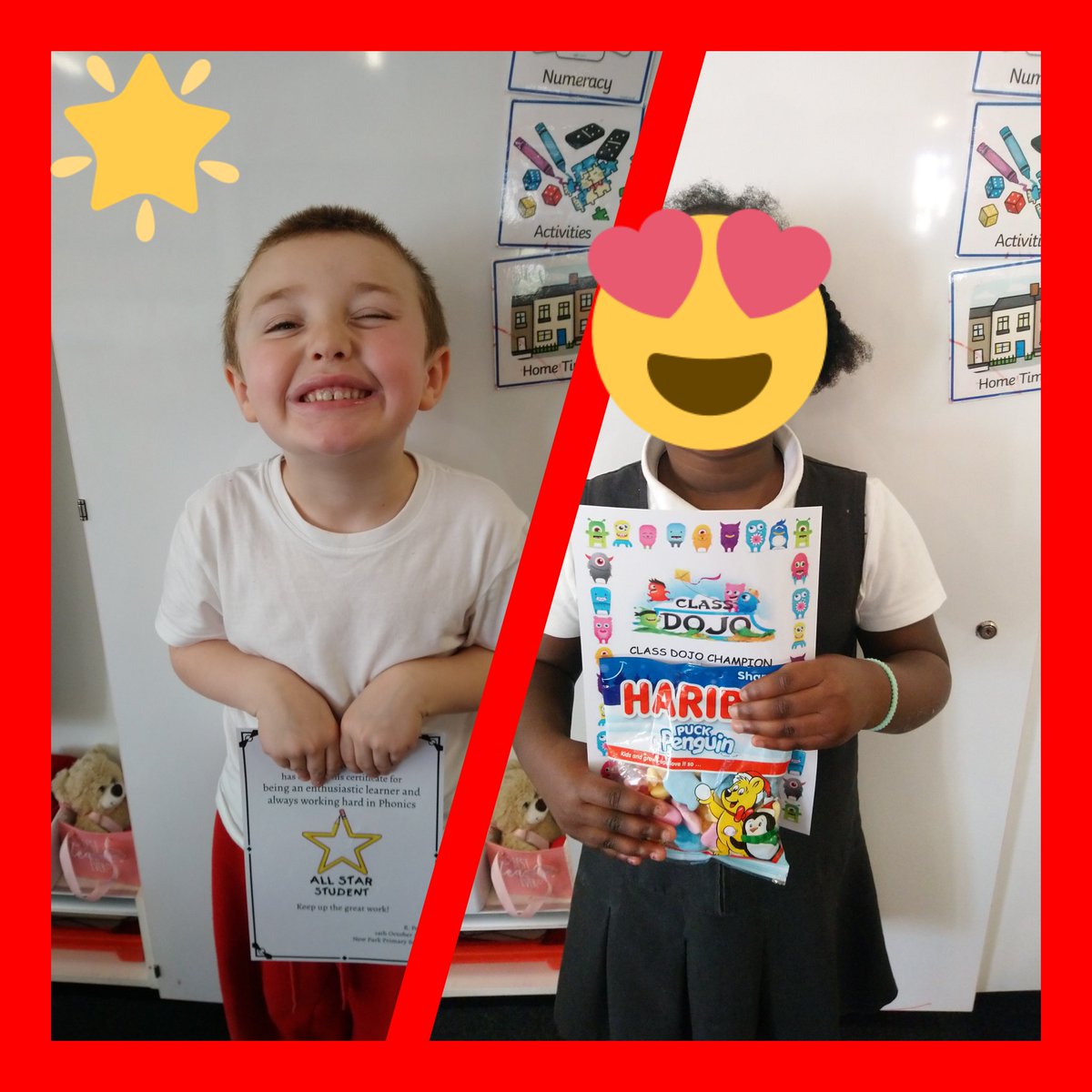 MisRobinson's tweet photo. Congratulations to our amazing Star of the week and Dojo winner from last week 🏆 🌟 ♥ we are very proud. @MrsMoorcroftNP @MrsKHutchings @MissMitchell11 https://t.co/k30uqKxDc5