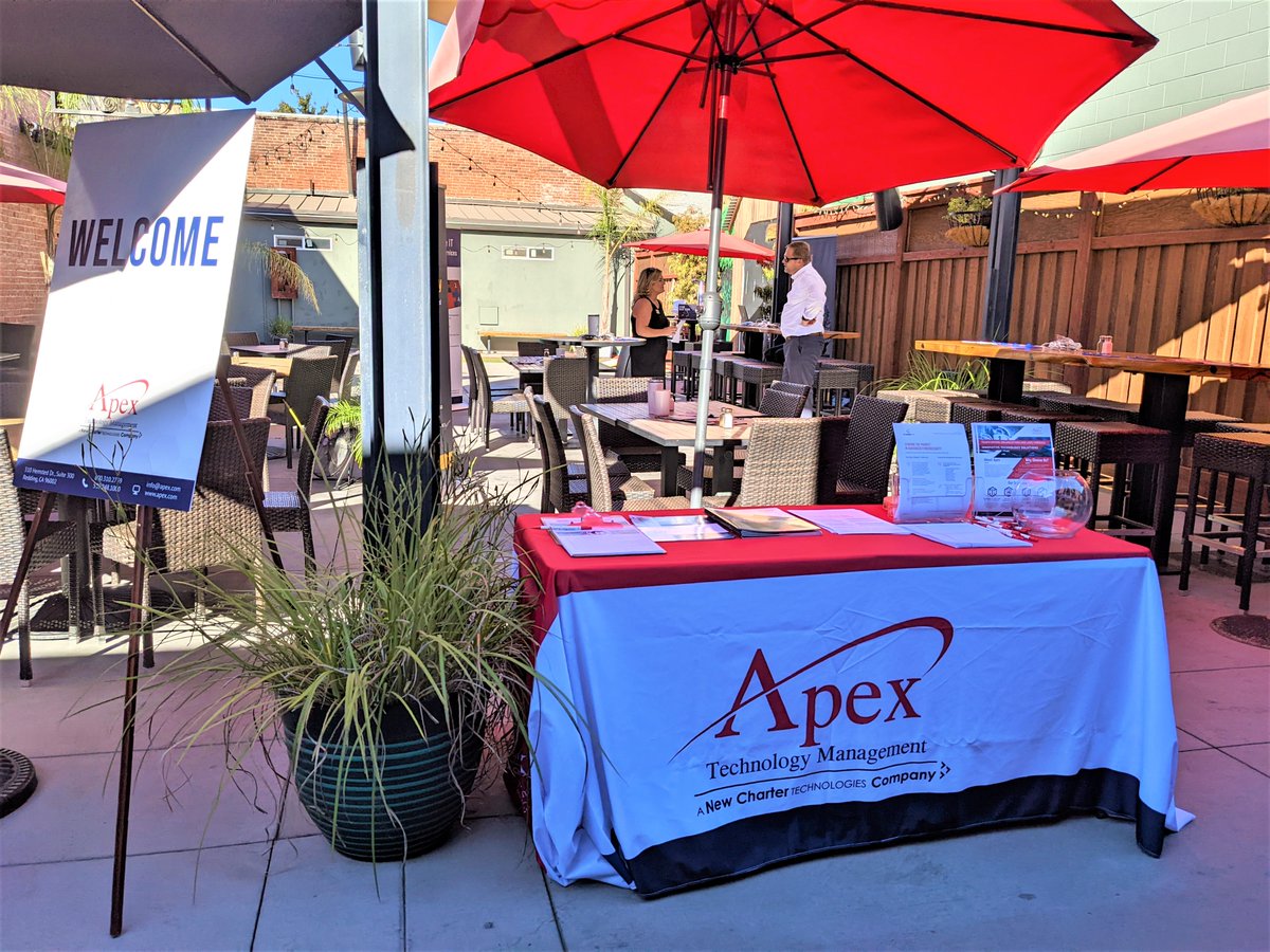 ChicoChamber's tweet photo. 📢 Shout out to Apex Technology Management for hosting a fantastic Chamber Evening Mixer! If you or your business are looking to protect yourself in the digital world, contact Apex Technology Management for help! You can learn more here: 800-310-2739 https://t.co/pT0W7pvgN2 https://t.co/GNGU2s7zq5