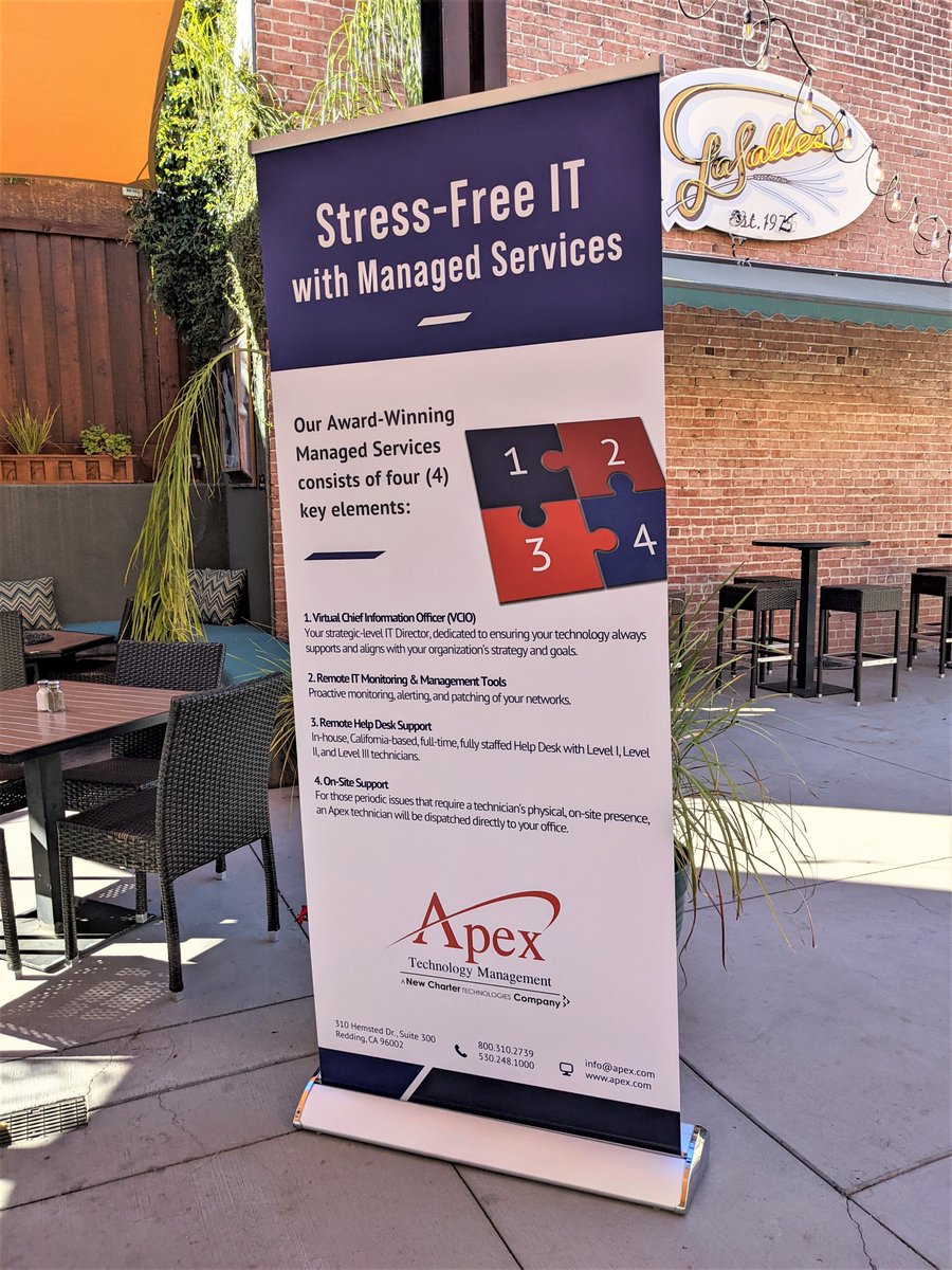 ChicoChamber's tweet photo. 📢 Shout out to Apex Technology Management for hosting a fantastic Chamber Evening Mixer! If you or your business are looking to protect yourself in the digital world, contact Apex Technology Management for help! You can learn more here: 800-310-2739 https://t.co/pT0W7pvgN2 https://t.co/GNGU2s7zq5