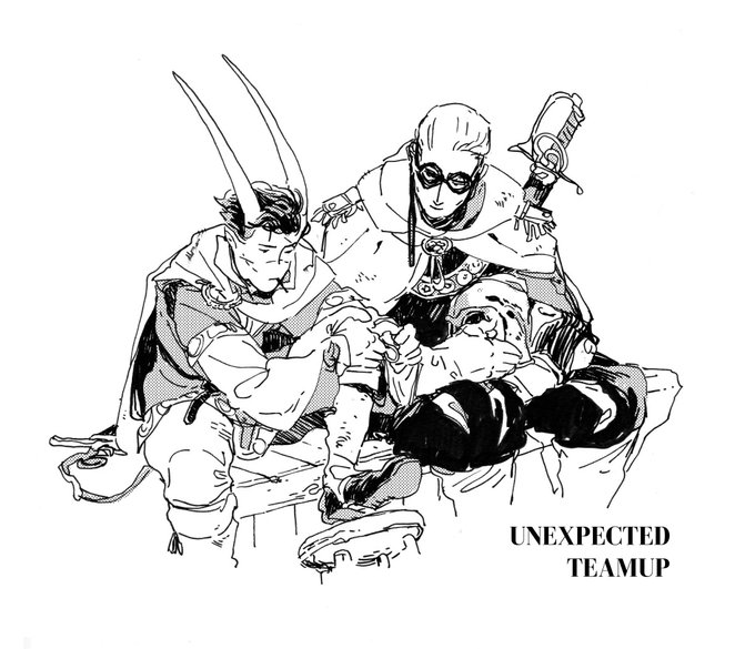 A little bountyhunter tiefling teams up with a fallen king who wants his kingdom back 😈 