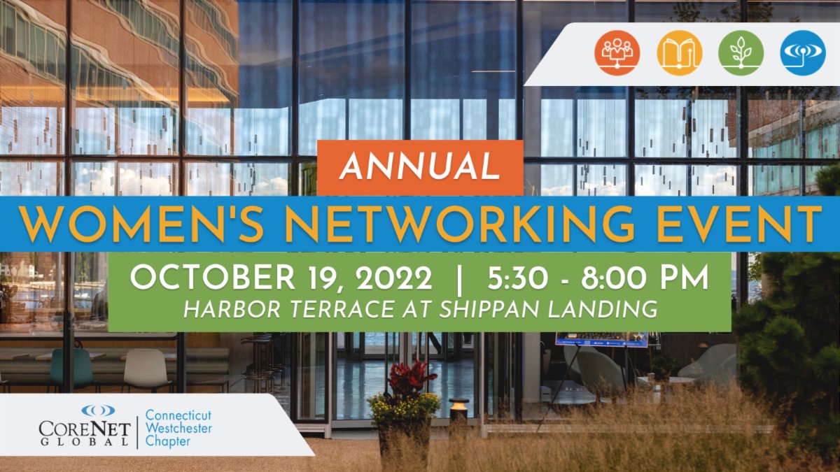 CoreNetConnWest's tweet image. Join @CoreNetConnWest for an evening of networking in support of the accomplishments of women in #corporaterealestate and related industries. Enjoy live musical entertainment, hors d&apos;oeuvres, and sweeping views of Long Island Sound. Register Now: lnkd.in/eXBbyPK