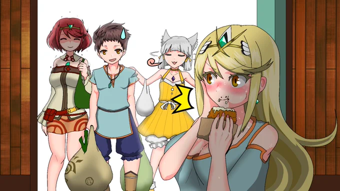 一枚目が4年前に描いたヒカリ。この頃はクリスタじゃなくてGIMPだったかな?ゼノブレイドシリーズで初めて描いたものですが、ずっと東方キャラばかり描いてた自分にはあまりにも多い画数に悶絶していた記憶。そして二枚目が去年描いたもの。リメイクのつもりがそこそこ別物に。#ゼノブレイド2 