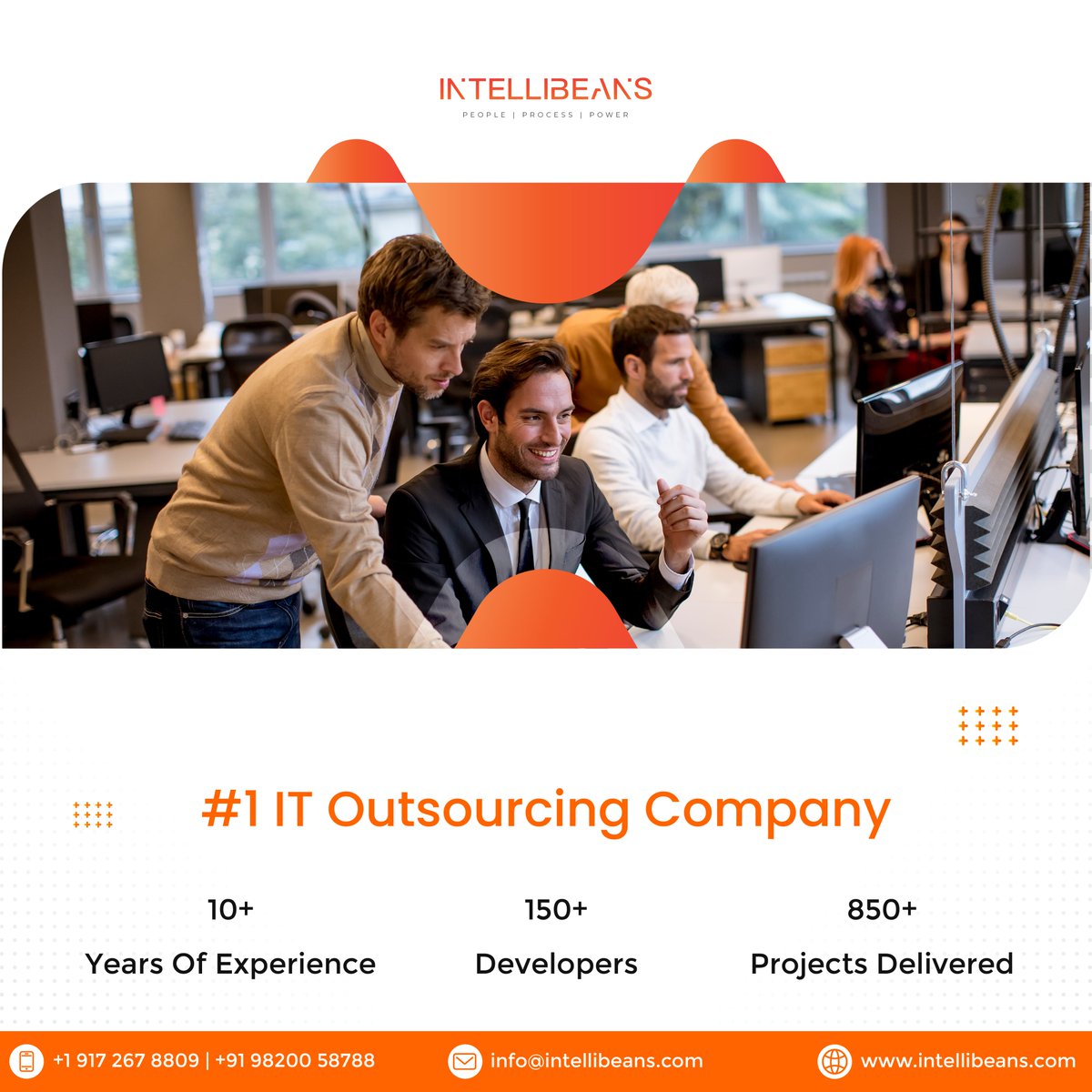 intellibeans's tweet image. Intellibeans Technologies, #1 IT sourcing company. We provide the wide variety of professional services that are involved in the planning, management, and operation of IT processes, systems and software.
#Hiredevelopers #hireremoteteam #hiresoftwaredevelopers