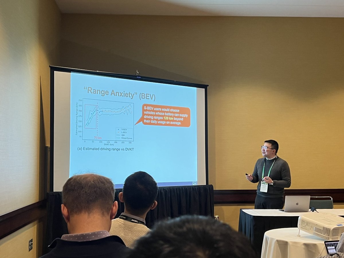 ria_kontou's tweet image. Great presentation by @ZhengtianXU on big EV 🔋🚗⚡️🔌charging data analytics! #INFORMS2022