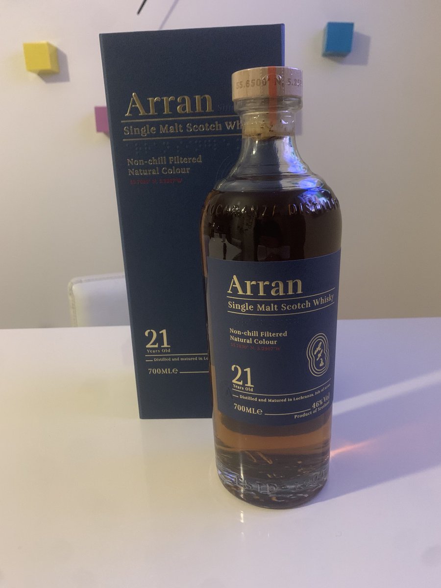 Another very fine malt  from my dream island ⁦<a href="/Arranwhisky/">Arran Whisky</a>⁩. As always, securely delivered with its robust packing from the very fine people at ⁦<a href="/RobbiesDrams/">Robbie's Drams Whisky Merchants</a>⁩ 😊🥃