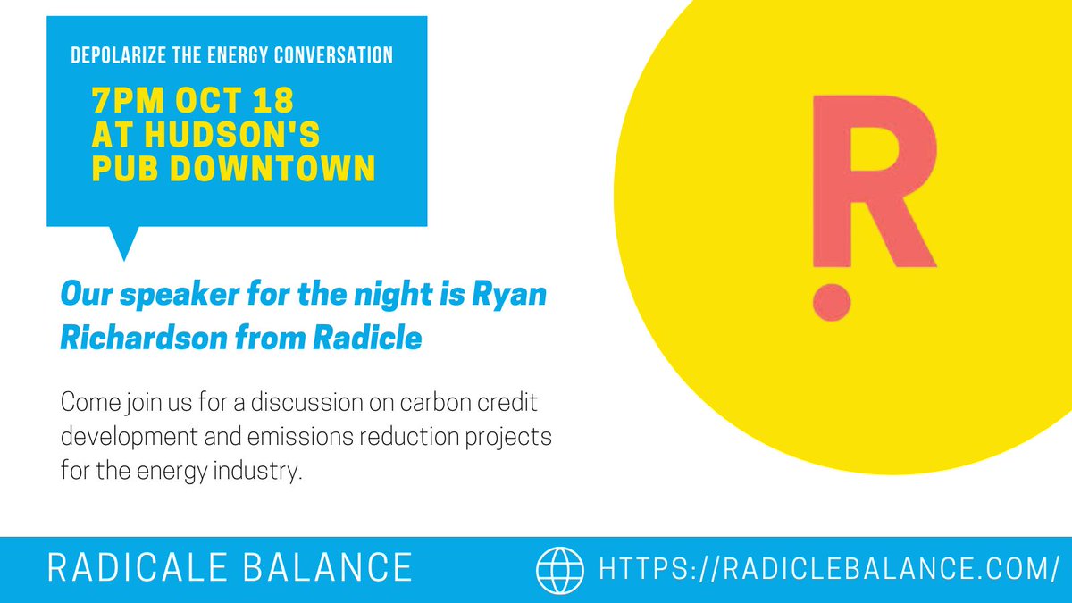 EnergyBeersYYC's tweet photo. Don't forget to RSVP, as spaces are limited!

#RadicleBalance #carboncredit #energybeersnight #energybeersyyc

https://t.co/iX3Laz6nLh https://t.co/4qWeIkcLwQ