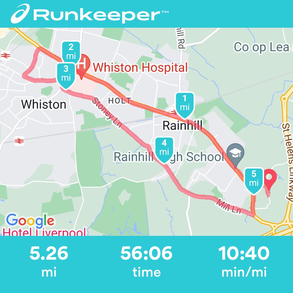 MarkAllcock39's tweet photo. #RUN #running #fitness #sthelensrun #liverpoolrun I just completed an activity with Runkeeper https://t.co/K6OuR9UkAn https://t.co/j2acvSM7jA