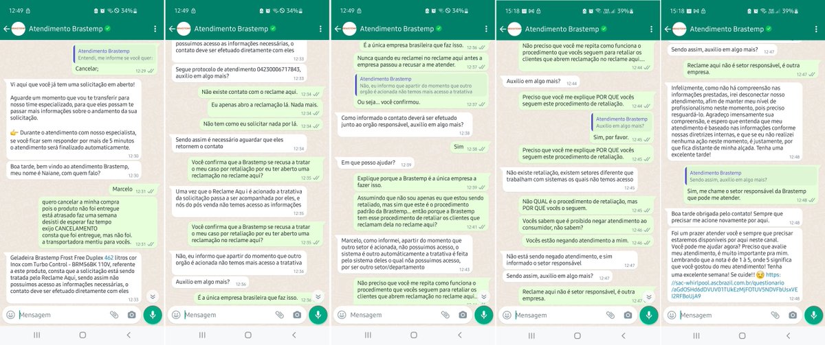 MarcFantinato's tweet photo. @brastemp retalia clientes por abrirem reclamação no @ReclameAQUI! Pode isso, @mariainesdolci?  

#brastemp #reclameaqui #direitodoconsumidor #proteste https://t.co/rjOjVBgWl6