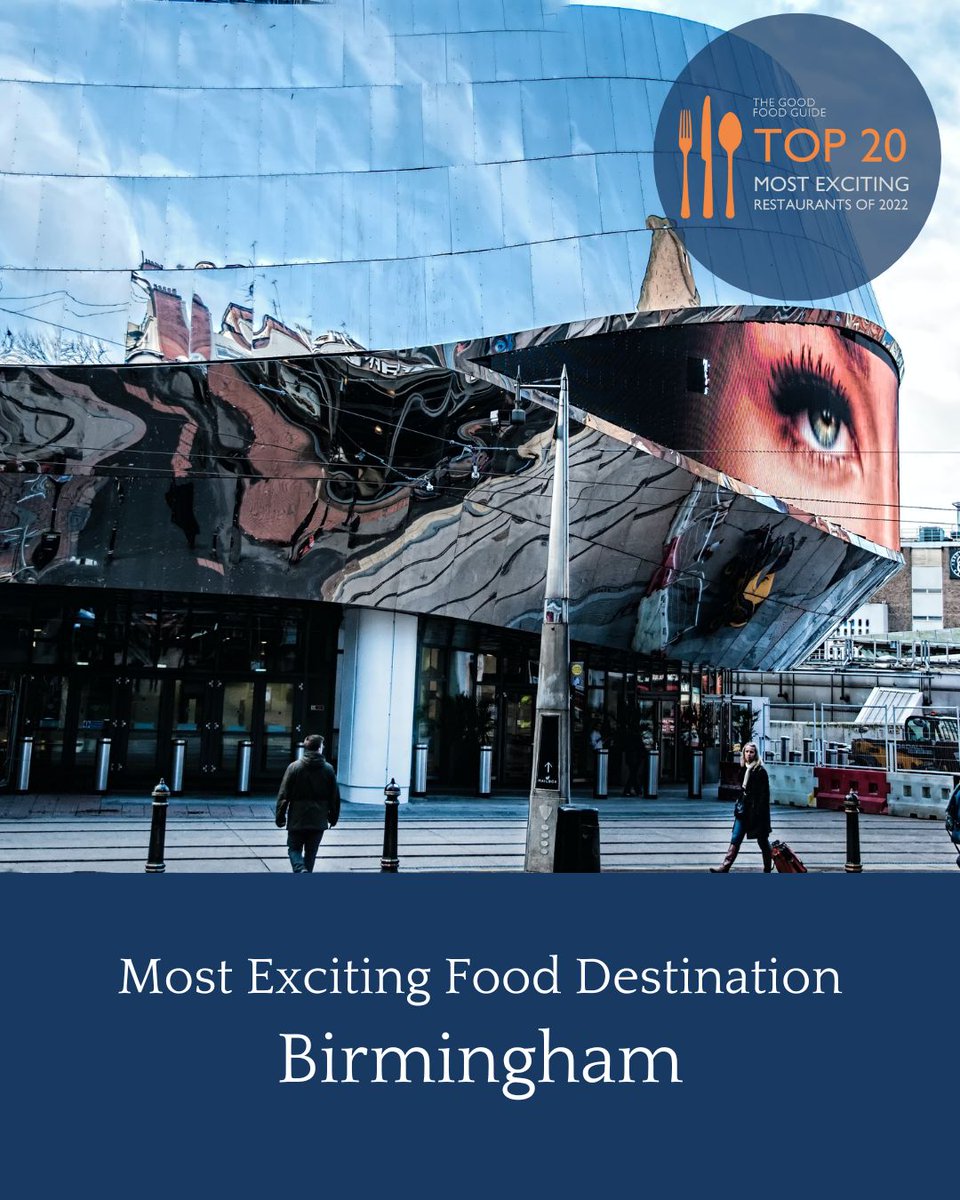 Birmingham is crowned Most Exciting Food Destination of 2022
#GFGTop20