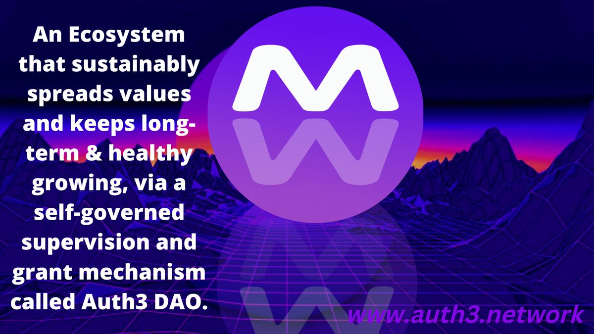 KvngDania's tweet photo. @Auth3MetaMirror
An Ecosystem that sustainably spreads values and keeps long-term & healthy growing, via a self-governed supervision and grant mechanism called #Auth3 #DAO
#MetaMirror #ROSE #OASIS $ROSE #NFT https://t.co/xoh2iOvCoe