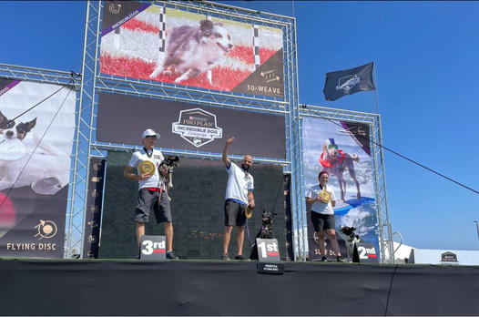 DogsExtreme's tweet photo. Big Birthday Shout out to @thecanineexp Christopher Cruz from all of us at @DogsExtreme.  #worldchampion #bestdogshow #iafe2022 #dogshow #stuntdogshow #bestdogtrainer #thecaineexperience #lifefriends #andrewpogson #fusiontalentgroup #stuntdogs #extremedogsports #freddyfusion #dog https://t.co/A5NYgqbZCZ