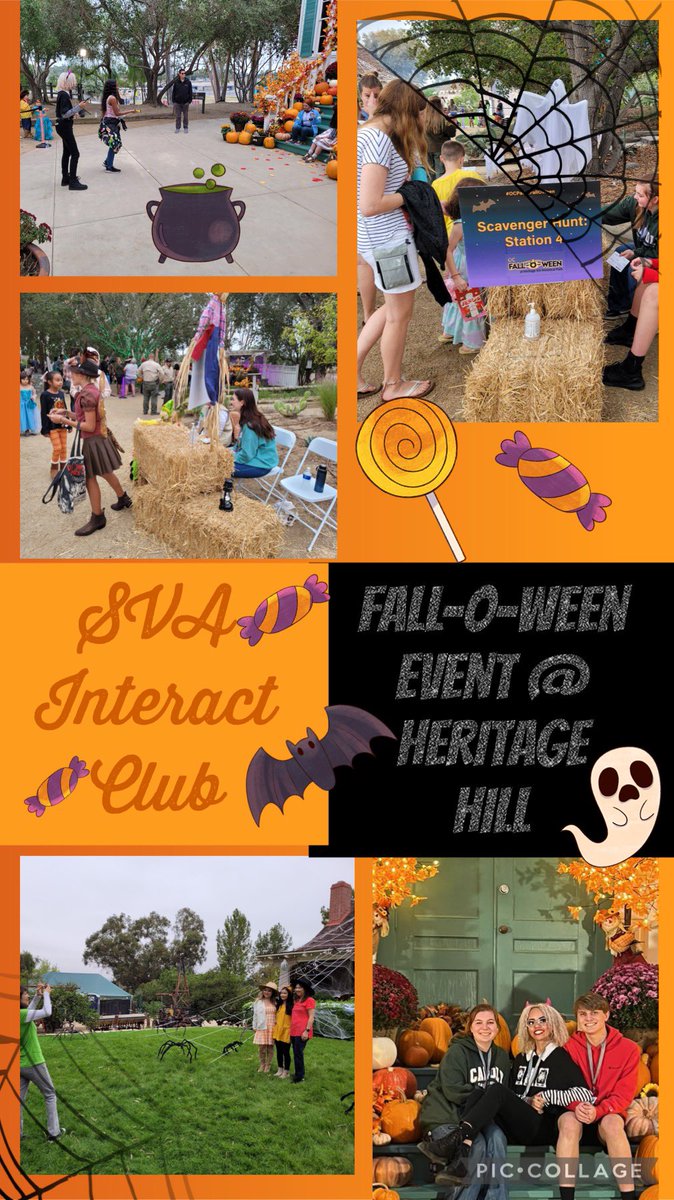 Mr. Poff and his students with the  Interact Club sponsored by the Rotary Club volunteered at Heritage Hill’s Fall-o-Ween event last weekend. It was a spooktacular experience for all! #svusdshines <a href="/SVUSDSchools/">Saddleback Valley USD</a>