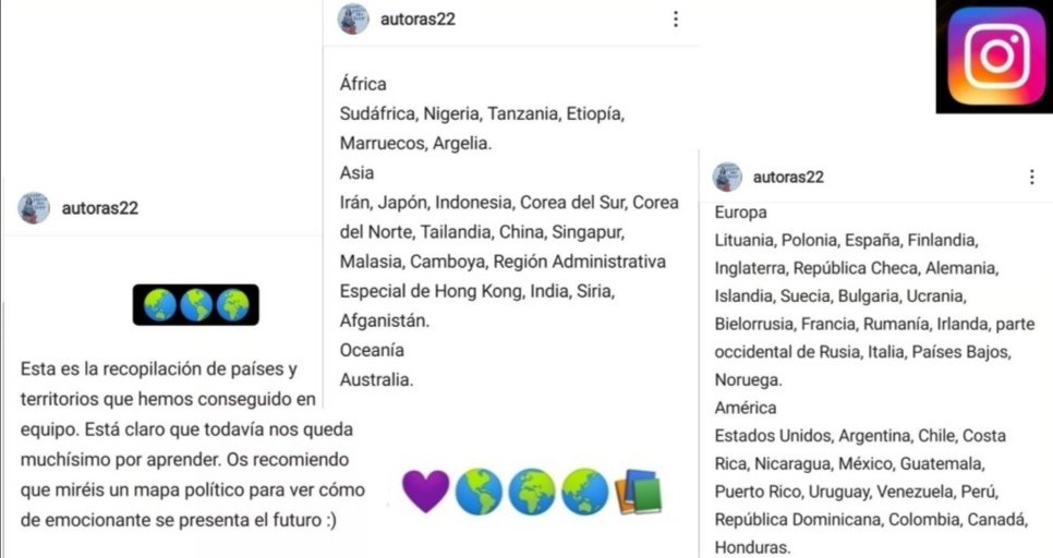 de_escritura's tweet photo. Hoy es el #DíaDeLasEscritoras y os queremos invitar a mirar este proyecto que hicimos en marzo con los estudiantes de @Nebrija y los #tutores del #CEN 💜🌎🌍🌏📚 https://t.co/vMGcE1IDIf