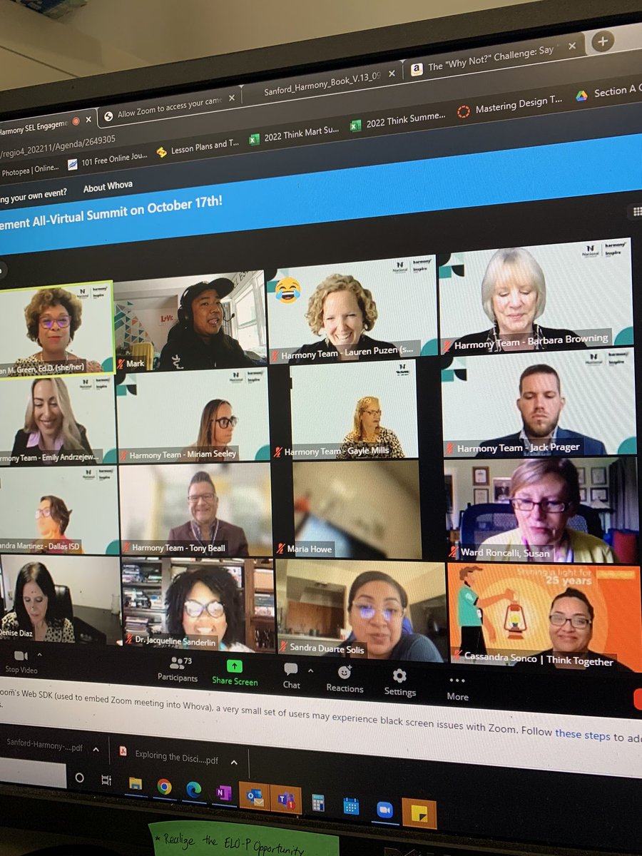 Kicking off the week with <a href="/SusanMGreenEdD/">Susan M. Green, Ed.D.</a> and <a href="/DrJSanderlin/">Jacqueline Sanderlin, Ed.D.</a> sharing their stories at NU-Harmony SEL Engagement Summiy