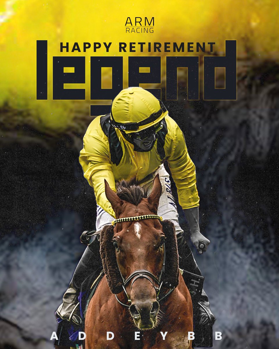 ARM__Racing's tweet photo. Happy Retirement Legend #ADDEYBB 💛 https://t.co/fgHgCKxIeX