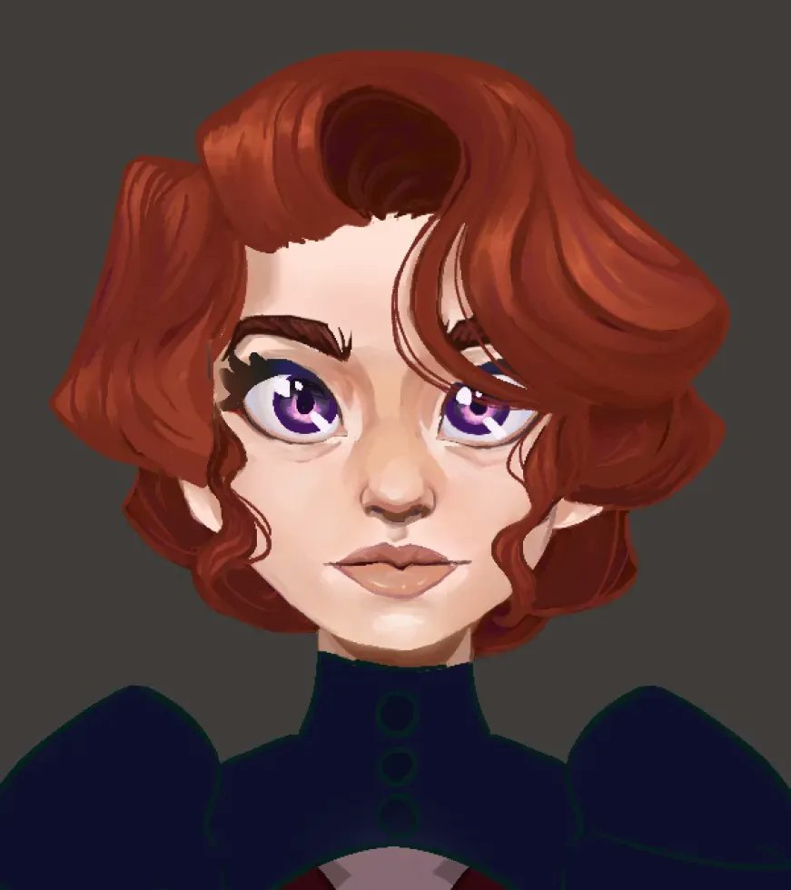 Mabiscus's tweet photo. 2nd pass on the face and hair.. so much better! First image is new pass

#characterdesign #colour https://t.co/NpYmkV9TQz