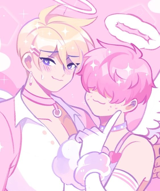 refrainbow's tweet photo. Halloween time ✨️😈😇 https://t.co/r8v7iDyGNn