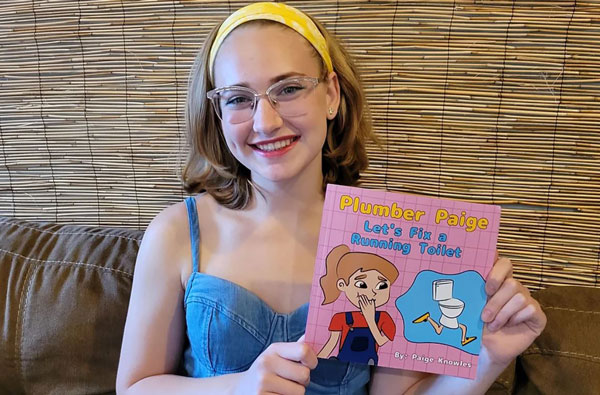 DCN_Canada's tweet photo. What a great role model. In recognition of #InternationalDayoftheGirl and #womenshistorymonth @DCN_Canada attended a @skillsontario that featured tradeswoman, children's author and YouTuber @Plumber_Paige! 
https://t.co/OjEK70up4v https://t.co/zhzpO15wEY