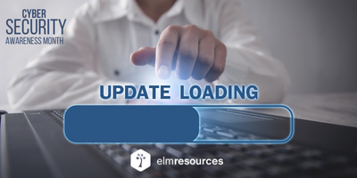 elmresources's tweet photo. Cyber Security Awareness Month Tip #2: Use up-to-date software. Why? See more on this and 7 other all-around security tips to keep in mind: https://t.co/vfJCh2tfof
#cyberawareness #FinancialAidProfessionals https://t.co/2miR0jhY8s