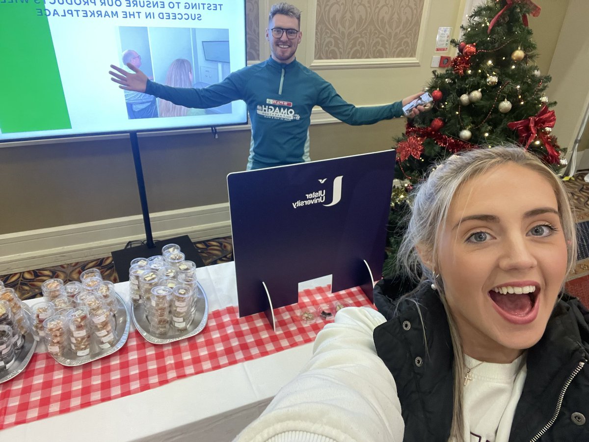 KAtamney's tweet photo. All prepped and ready for our taster session at #SPAR Christmas show in Armagh tomorrow! @HendersonGr0up #UlsterUni #CMFI #Christmas https://t.co/vblg7A0ubo