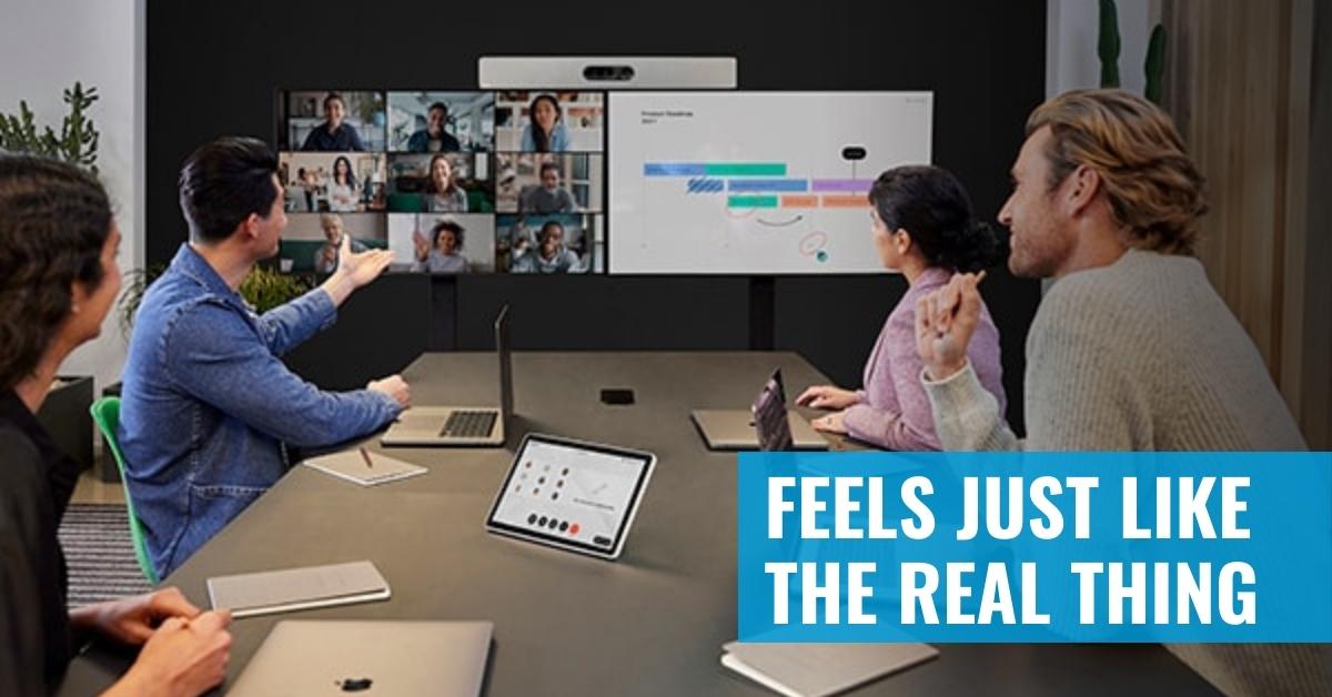MECSunlimited's tweet photo. Don't miss a beat with video conferencing solutions that fully immerse you into the conversation. https://t.co/X66FTuivkh
