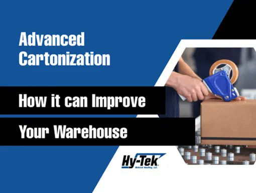 HyTekMH's tweet photo. It’s no secret that managing #eCommerce fulfillment has become more difficult. Many companies have started to examine their #warehouse operations for cost-saving options. One such method is advanced cartonization. Learn more in our latest #blog post: https://t.co/DSlrRJgIbQ https://t.co/QS58z8u426