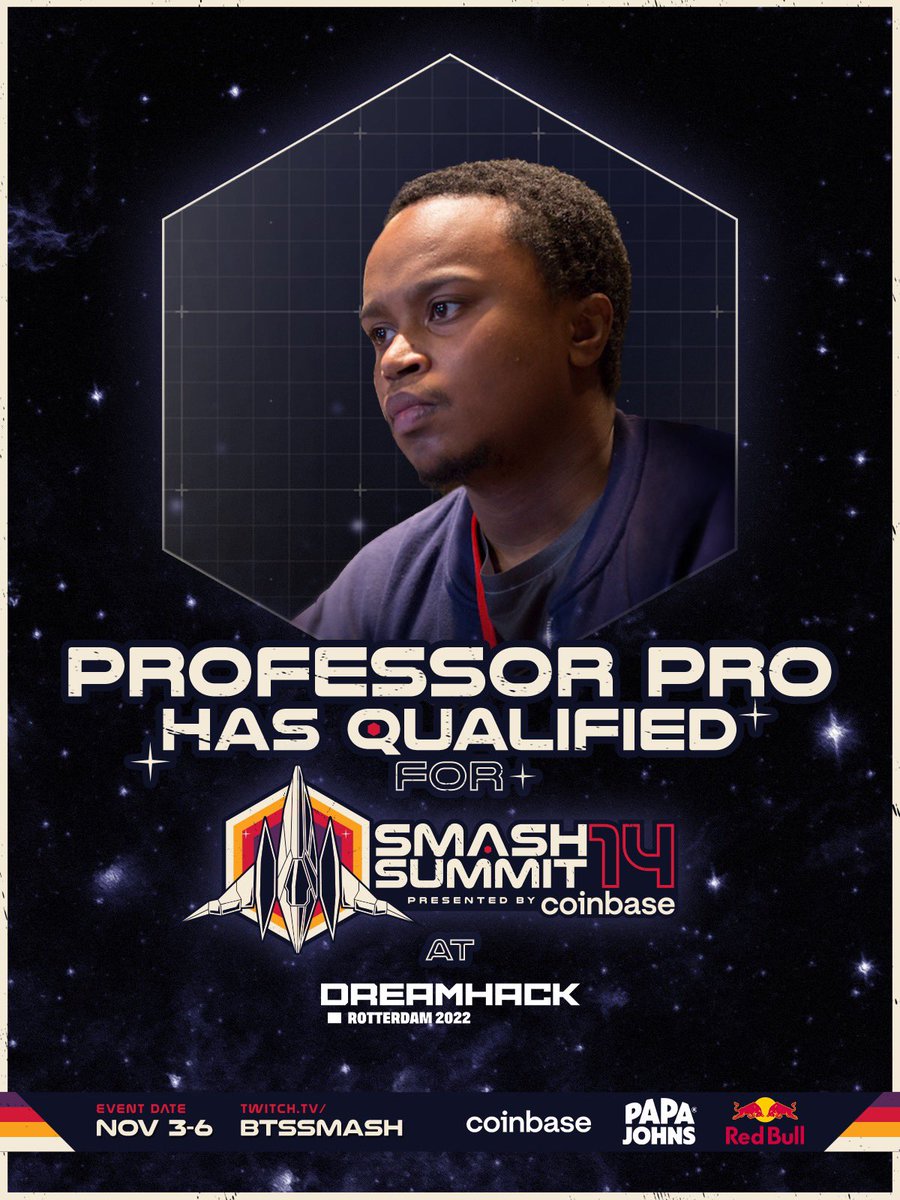 Beyond the Smash (@btssmash) on Twitter photo In case you missed it yesterday…
<a href="/ProfessorProUK/">Aaron Thomas</a> has earned the final spot in #SmashSummit 14 Presented by <a href="/coinbase/">Coinbase 🛡️</a> 🎉
This is gonna be one for the BOOKS! In case you missed it yesterday…
<a href="/ProfessorProUK/">Aaron Thomas</a> has earned the final spot in #SmashSummit 14 Presented by <a href="/coinbase/">Coinbase 🛡️</a> 🎉
This is gonna be one for the BOOKS!