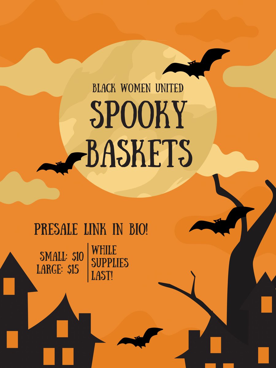 Our boo baskets have been a hit so far and we wanted to give yall an official flyer…. soooooo

Linknis in our bio to preorder your spooky basket! Small ones are $10 and large ones are $15!

Only while supplies last ❤️