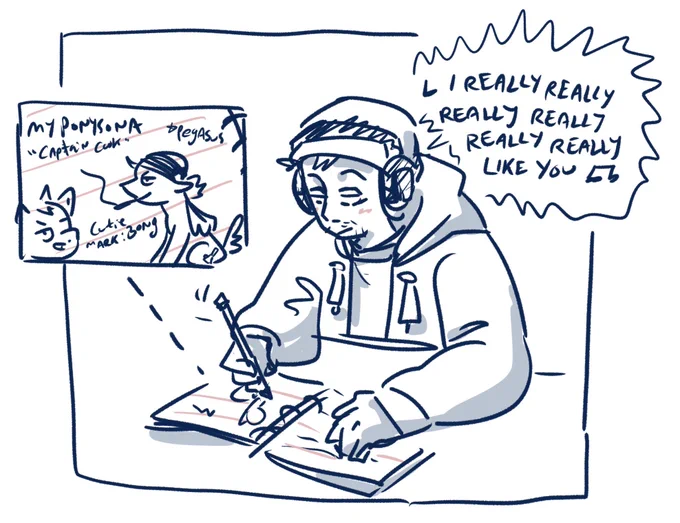 local jepsie, jesse pinkman drawing his ponysona
#breakingbad 