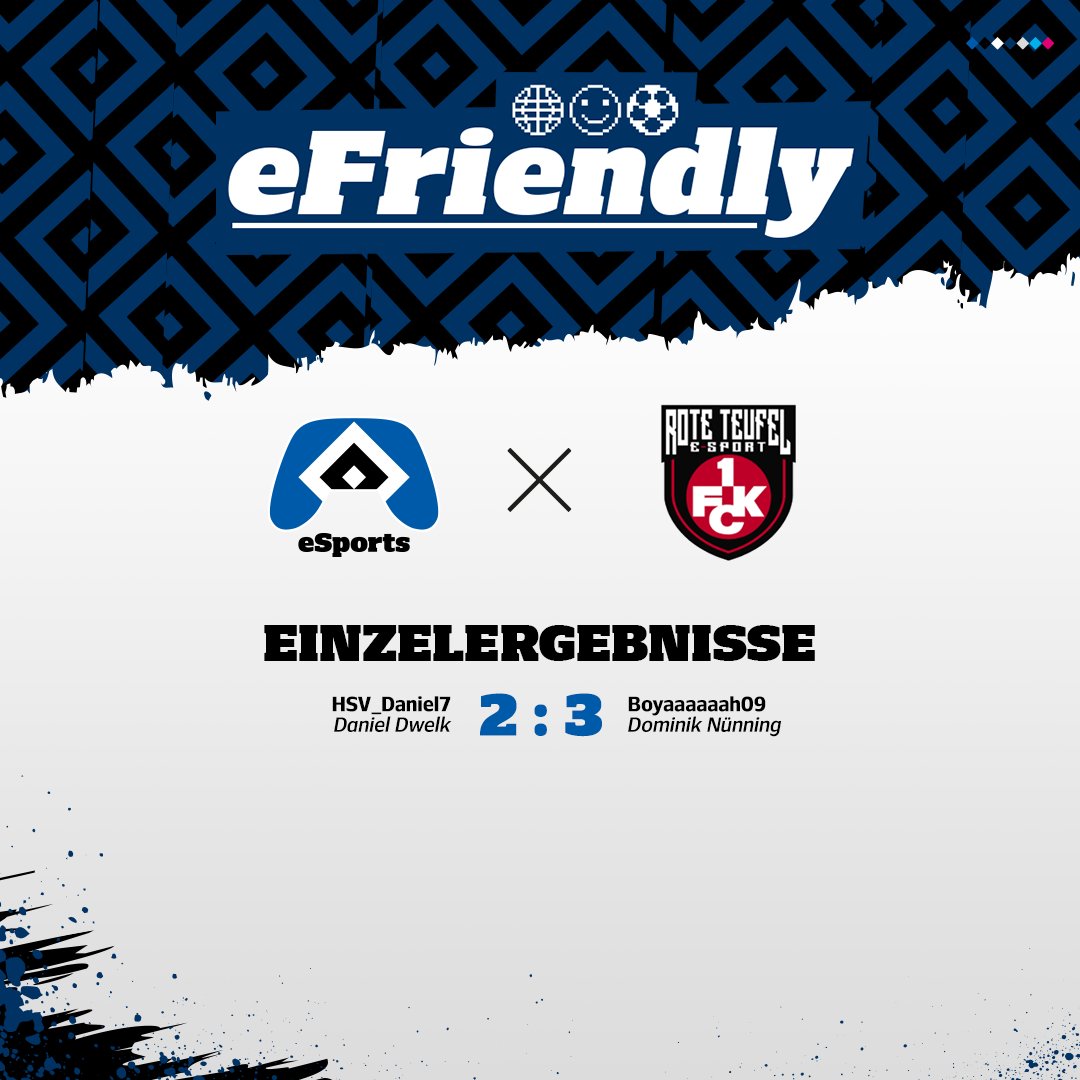 HSVeSports's tweet photo. Unser 1.Spiel geht leider verloren!
Auf geht's in das nächste Spiel mit @HSV_Thore! 🔥💙
https://t.co/kIvTbb5iX8
#HSVeSports #eRothosen #nurderHSV #efriendly https://t.co/T1ydtooOJk