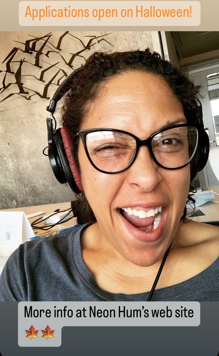 If you want to apply for <a href="/neonhummedia/">Neon Hum Media</a> Editors' Bootcamp, come to a Q&amp;A on 10/23 or 10/25! This FREE training is for ppl underrepresented as podcast story editors: Black, Indigenous, LGBTQ+, Latinx folk or ppl w/ disabilities. 
RSVP bit.ly/3V7ya5G bit.ly/3Eq9kZ2