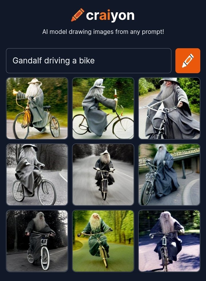 engell25's tweet photo. Gandalf driving a bike.
#craiyon https://t.co/YopkB8mVBu