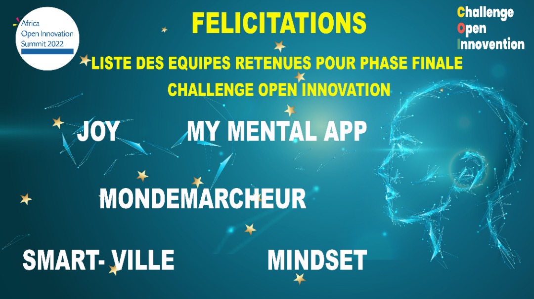 OpenInnovSummit's tweet photo. << 𝐂𝐇𝐀𝐋𝐋𝐄𝐍𝐆𝐄 𝐎𝐏𝐄𝐍 𝐈𝐍𝐍𝐎𝐕𝐀𝐓𝐈𝐎𝐍 >>
Félicitations aux équipes finalistes!!!!
Bonne chance pour la suite.🙂
RDV #AOIS2 pour la proclamation des résultats!
20 et 21 Octobre 2022
Radisson Blu Hotel, Abidjan Airport
Entrée Gratuite!!! https://t.co/J0mYIYSnDT
