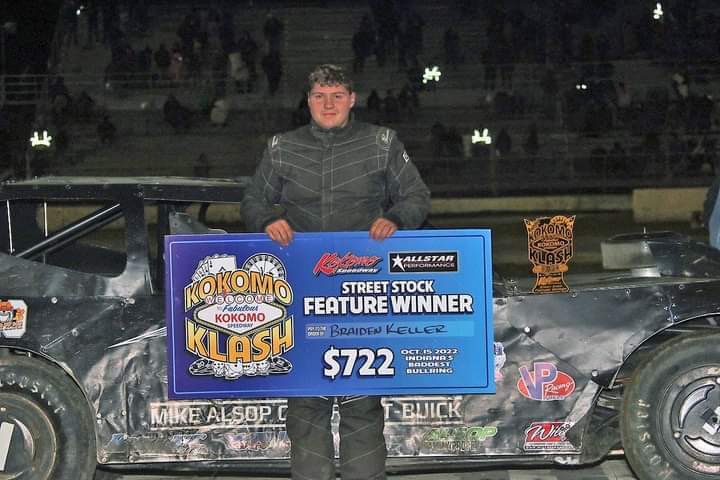 BulletChassis's tweet photo. A BIG Congratulations to youngster Braiden Keller for winning the Kokomo Klash @kokomospeedway!! Braiden set fast time and won his heat as well on way to victory! Great job Braiden! #TeamBullet #TheyJustKeepWinning https://t.co/3UanW0plsP