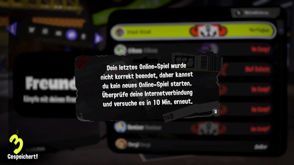 SilEndleSs's tweet photo. Danke für 10 min bann weil iwer dct. Nintendo Bitch online...fickt dein Spielerlebnis #Splatoon3 #NintendoSwitch https://t.co/a7MiVDjuZJ
