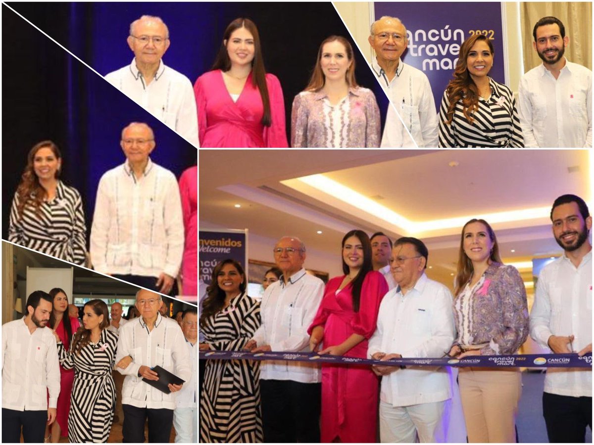 Hoy el subsecretario de Turismo <a href="/hhh1951/">Humberto Hernández Haddad</a> acompañó a la gobernadora <a href="/MaraLezama/">Mara Lezama</a> y al secretario <a href="/bernardocuetomx/">Bernardo Cueto</a> en la inauguración del #CancúnTravelMart, importante encuentro de negocios turísticos en Quintana Roo ¡Éxito a todos los participantes! <a href="/SedeturQROO/">Sría. de Turismo Quintana Roo</a>