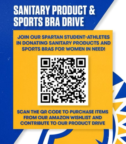 Striving for something more!🤞🏼

Support your SJSU Softball team to contribute to our ongoing sanitary product and sports bra drive! 💙
 
⚔️ #AllSpartans