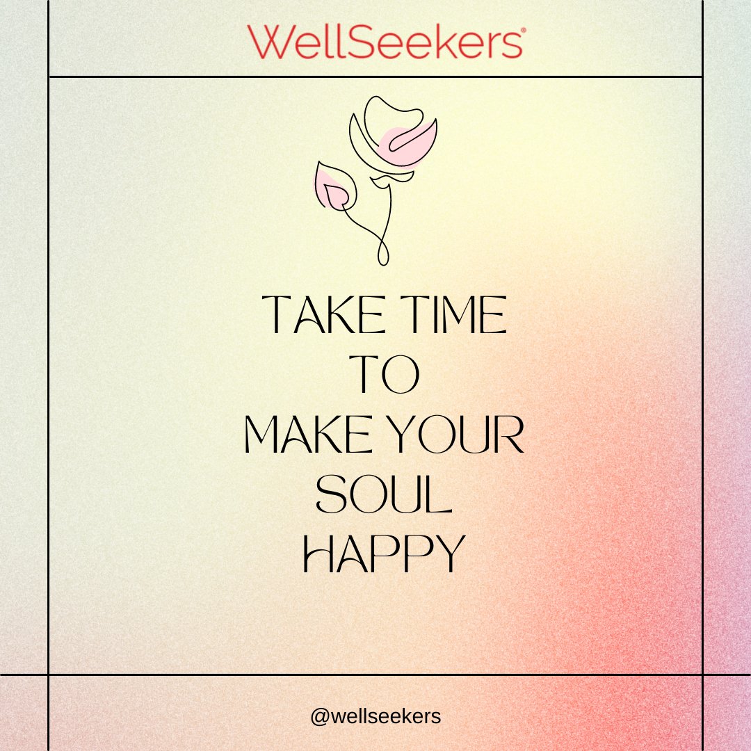 Wellseekers's tweet photo. What makes your soul happy?! 💗 When we experience JOY, it benefits our minds and bodies so positively, while stress harms it. 

Everything flows from where we are mental, so it's essential to take care of our soul and find what brings you joy!! 🌼​​​​​​​​​​​​​​​​​​​​​​​​

#s ... https://t.co/ZOj67G0gIw