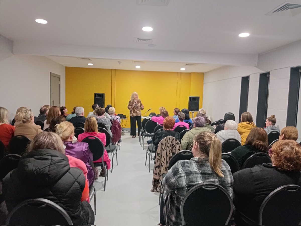 CroomCDA's tweet photo. Croom Civic Centre welcomes Jane Dawson with her live event #HellofromHeaven #Limerick https://t.co/pLbJKM9nqF