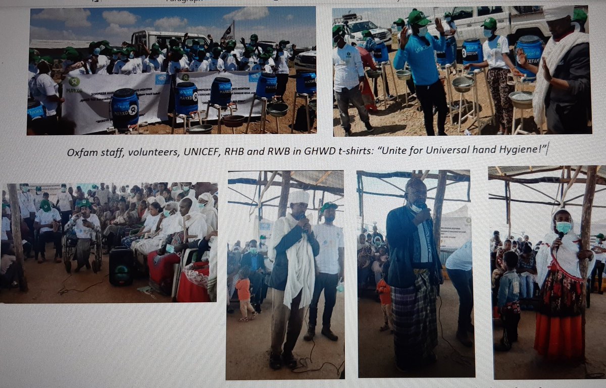 KGoyol's tweet photo. Very proud of @UNICEFEthiopia WASH team &amp; @Oxfam in #Tigray region for this great event to mark #GHD2022 at Sabacare ODP camp in Mekelle, bringing together kids, religious &amp; camp leaders to talk about importance of #handwashing  with soap. 
@UNICEFwater
@WASHcluster_Eth https://t.co/cCcIpxmWh2