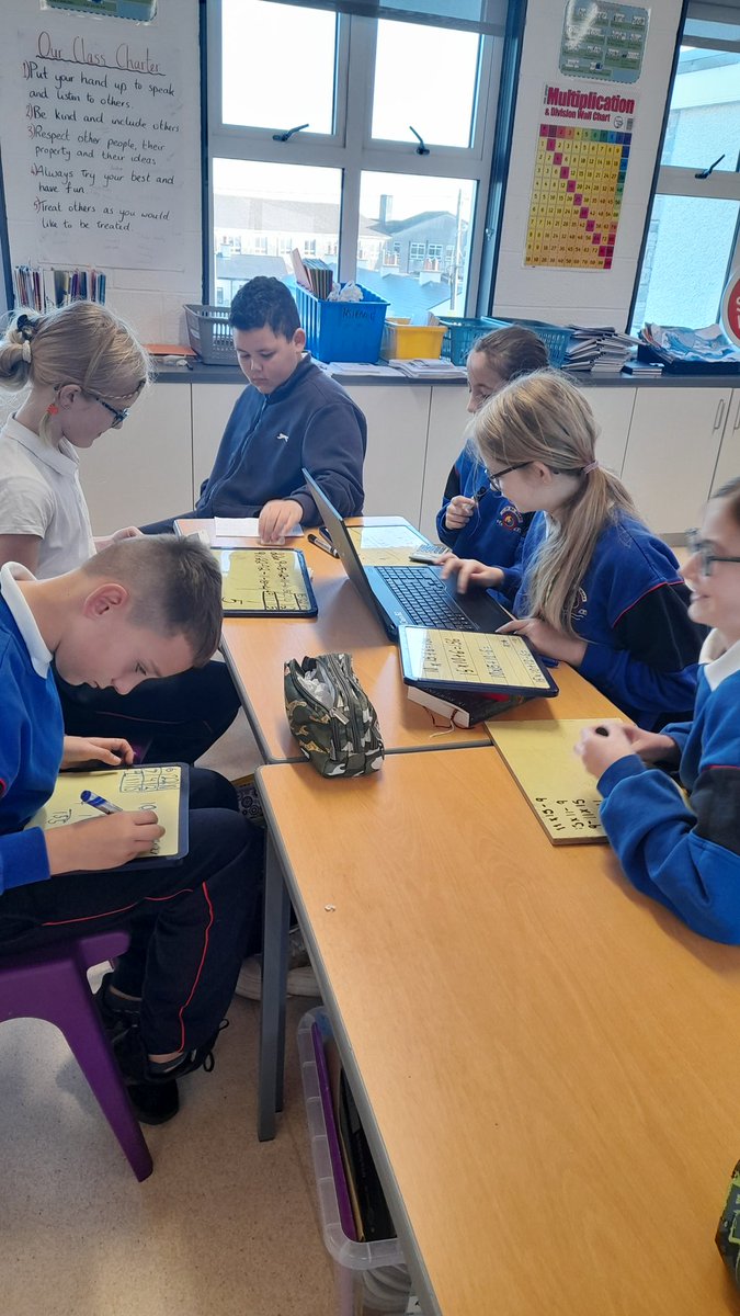 MsHearne5th's tweet photo. We had so much fun taking on @mathsweek target boards this morning. We even made it on to the Senior Leader Board! #targetboards #teamwork #mathsweekireland2022 @imamaths_team https://t.co/wSag48xXWA
