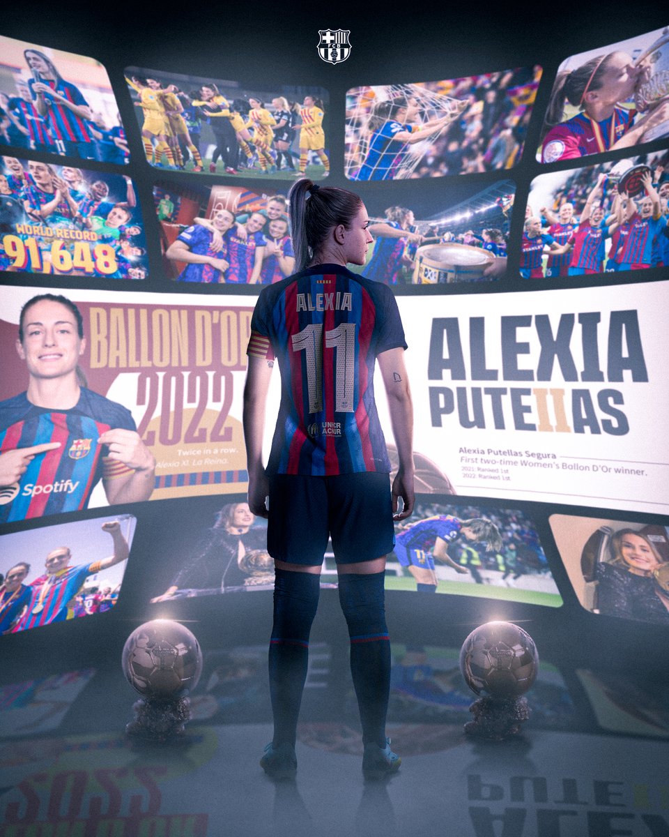 FCBfemeni's tweet photo. Back 2 back
#BallonDor https://t.co/93ccvxGY0S